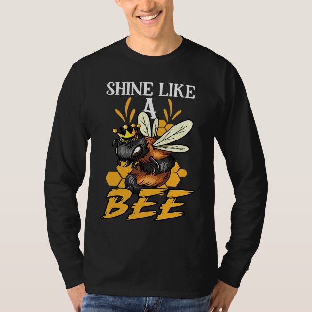 T-shirt Honey Bee Beekeeping Beekeeper Honeybee Apiary Api (Devant)