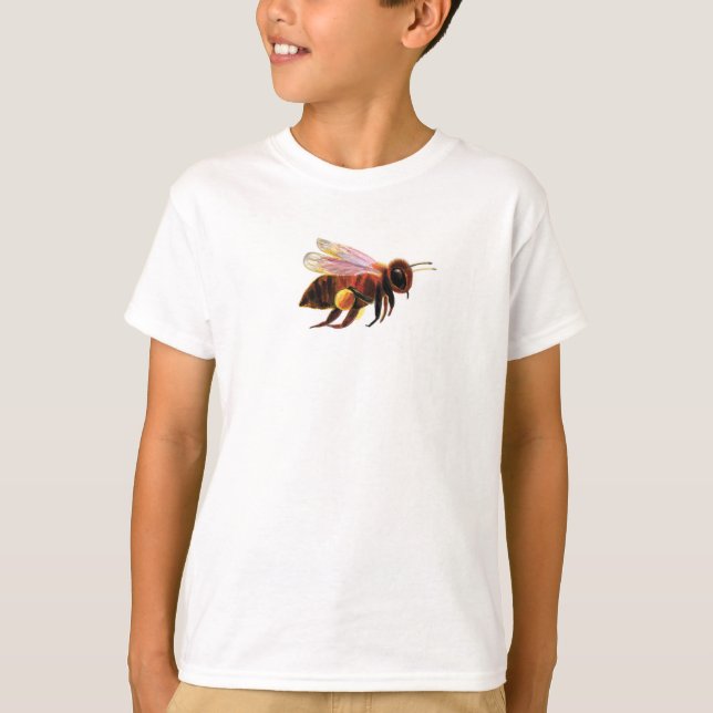 T-shirt Honey Bee Flying (Devant)