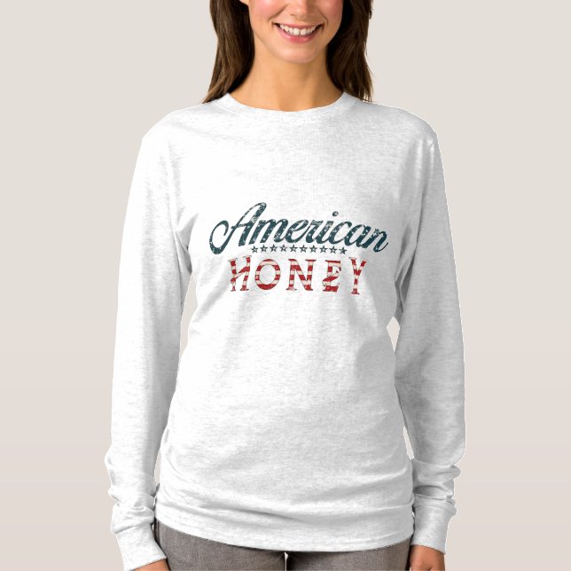 T-shirt Honey USA (Devant)