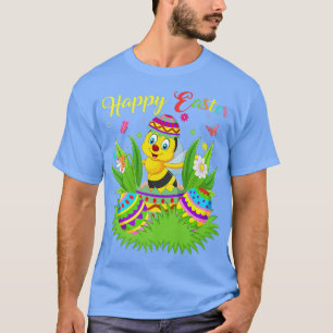 T-shirt Honeybee Lover Floral Oeuf de Pâques Funny Honeybe