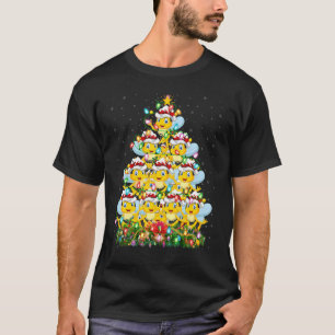 T-shirt Honeybee Xmas Lights Père Noël Honeybee Christmas 