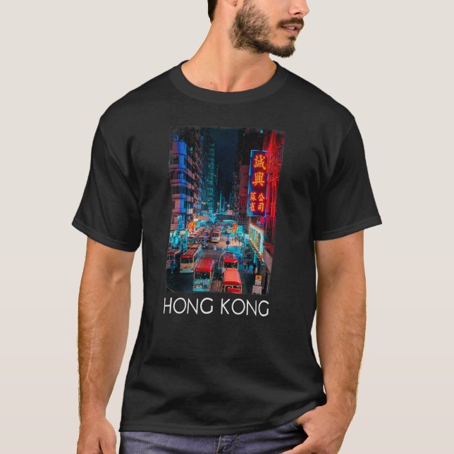 T-shirt Hong Kong Hong Kong City Hong Kong (Devant)