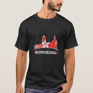 T-shirt Hongkong City Destination Touristique Souvenir