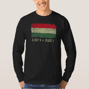 T-shirt Hongrie Drapeau Coordonnatrices Hommes Femmes Héri