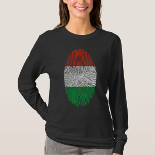 T-shirt Hongrie Drapeau Empreinte Il Est Dans Mon Adn Pour