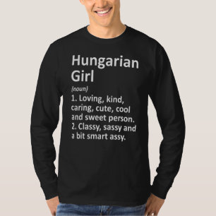 T-shirt Hongrie Fille Hongrie Pays Accueil Racines Descent
