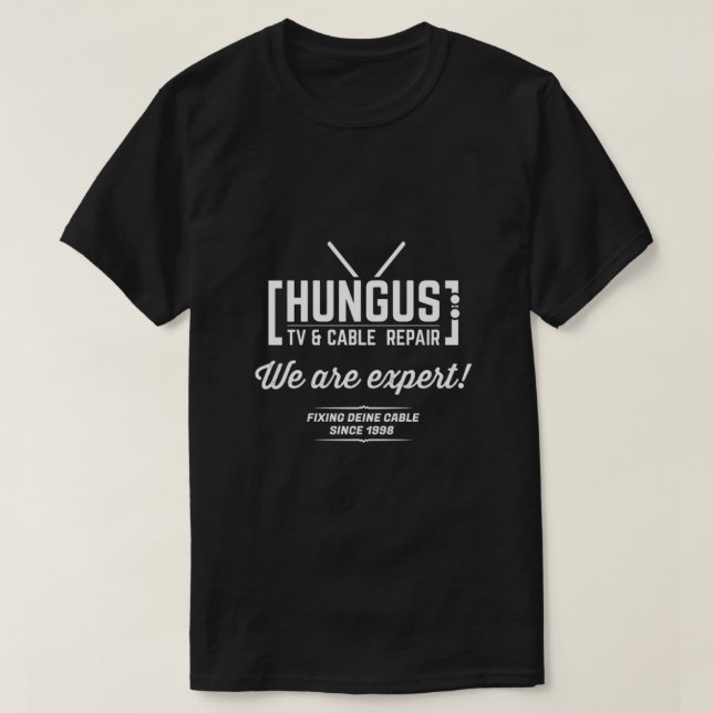 T-shirt Hongrois TV &amp ; Réparation de câble essentielle (Design devant)