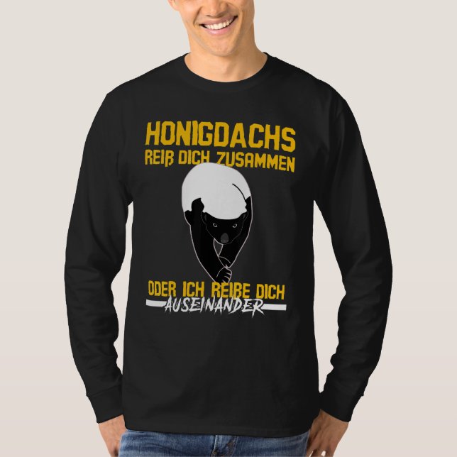 T-shirt Honigdachs Rip Dich Ensemble Dire Honey Badger (Devant)