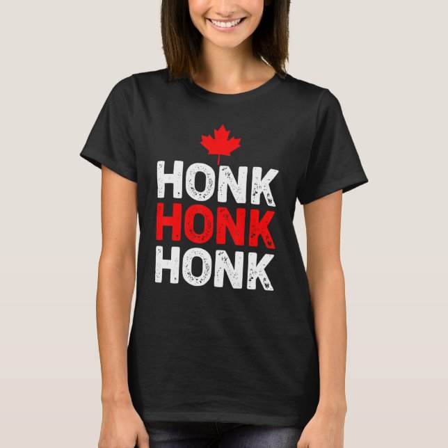 T-shirt Honk Honk Convoi pour la liberté de la réglementat (Devant)