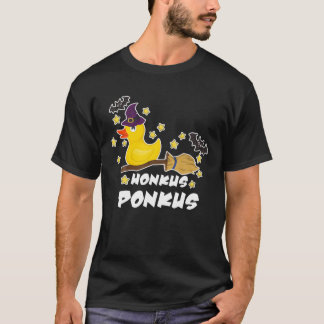 T-shirt Honkus Ponkus Halloween sorcières de canard mignon