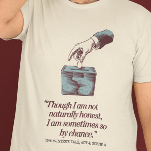 T-shirt Honnête par hasard : Elegant Retro