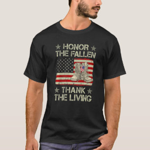 T-shirt Honneur Les Chute Merci Vivants Jour Des Vétérans