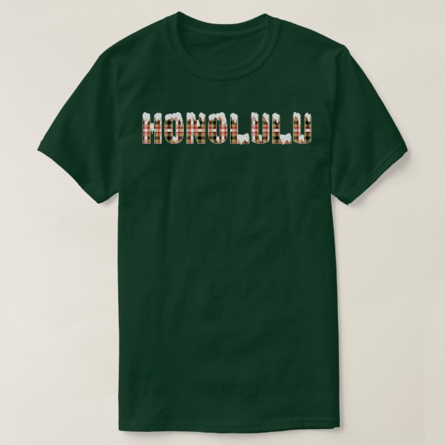 T-shirt Honolulu Snow (Design devant)