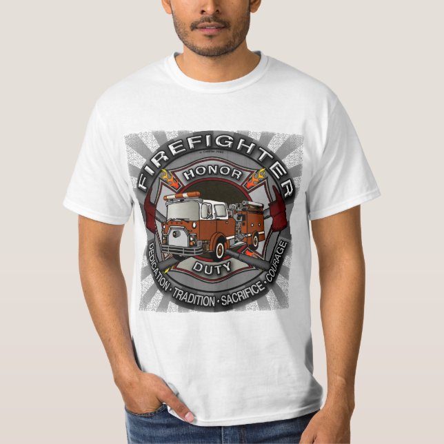 T-shirt Honor Firefighter (Devant)