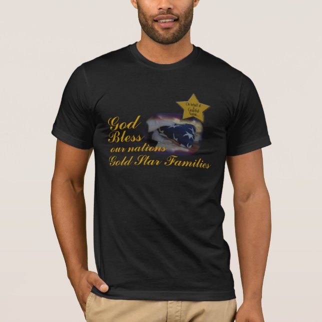 T-shirt Honorer des familles d'étoile d'or (Devant)