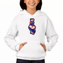 T-Shirt Hoodie AmSamoa Finger Heart Black-Out