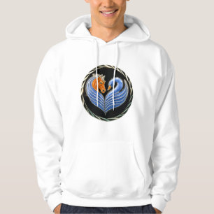 T-Shirt Hoodie - Rennende Herzen und heilende Quel