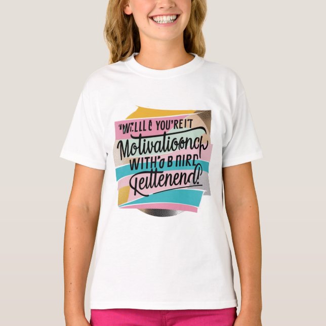 T - Shirt/ Hoodies/ Sweattshirt "Quote" Logo-Desig T-Shirt (Vorderseite)