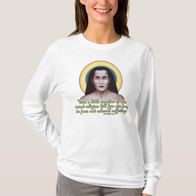 T-shirt Hoody MB01 des femmes de Babaji (Devant)
