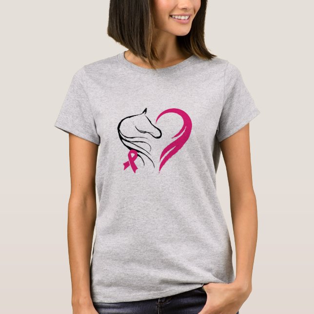 T-shirt HoofbeatZ Ride4Life (Devant)
