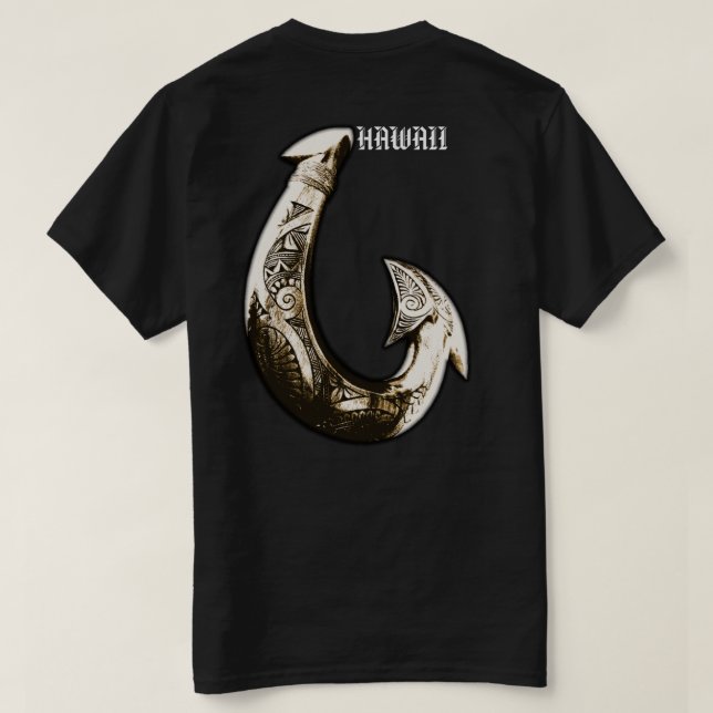 T-shirt Hook tribal Hawaii (Design dos)
