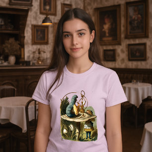T-shirt Hookah Caterpillar D'Alice Au Pays Des Merveilles