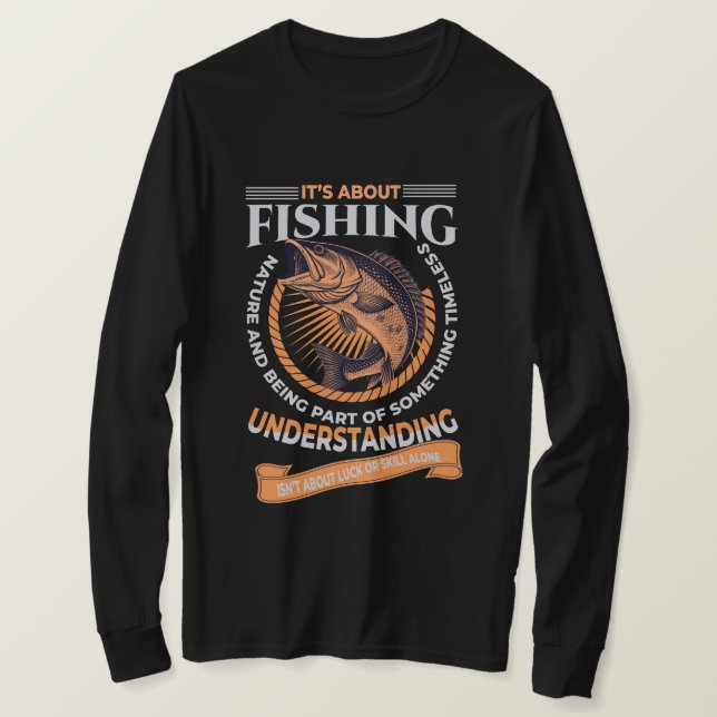 T-shirt Hooked on Fishing (Design devant)