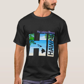 T-shirt Ho'Okipa Beach Hi Hawaii Aloha State Vacances