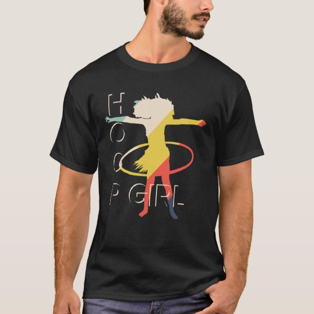 T-shirt Hoop Girl Hoop Dancer Hooping Hoop  Hula (Devant)