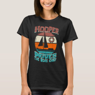 T-shirt Hooper conduit le chef du bateau