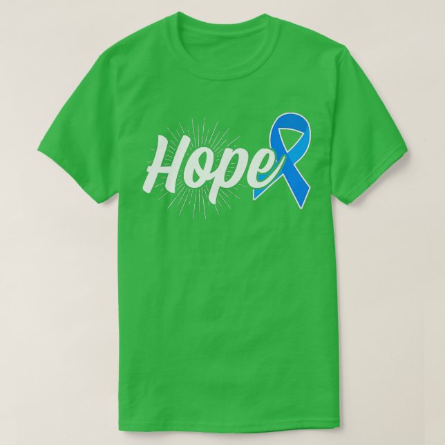 T-shirt Hope Child Abuse Prevention Mois Blue Ribbon Awar (Design devant)
