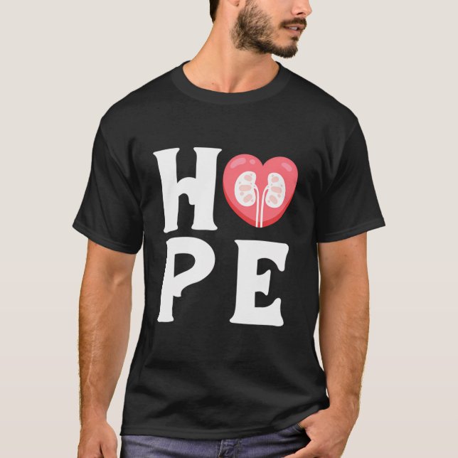 T-shirt Hope Néphrologiste du rein Néphrologie Infirmière  (Devant)