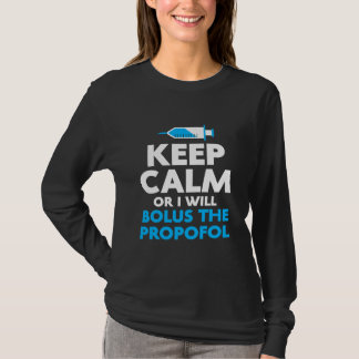 T-shirt Hôpital d'anesthésiologie de l'infirmière de Propo