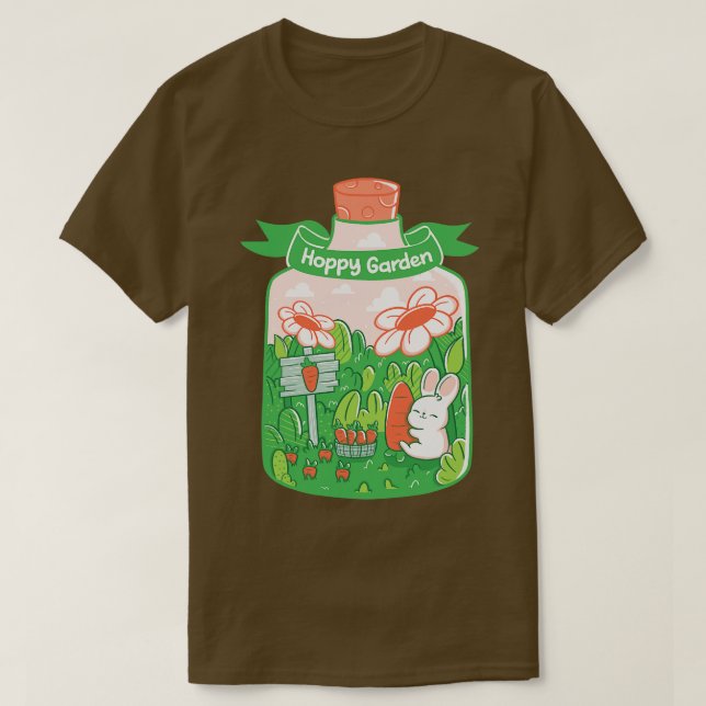 T-shirt Hoppy Bunny Garden par Tobe Fonseca (Design devant)