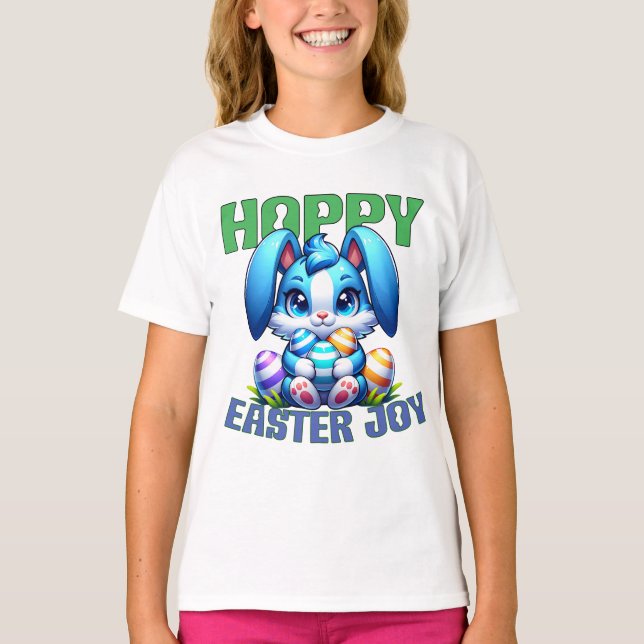T-shirt Hoppy Easter Joy (Devant)