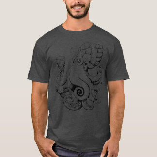 T-shirt Hoptopus La Bière Boire Octopus