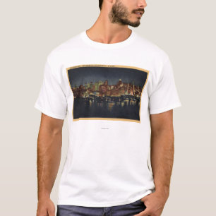 T-shirt Horizon de nuit "de la ville de la Reine du