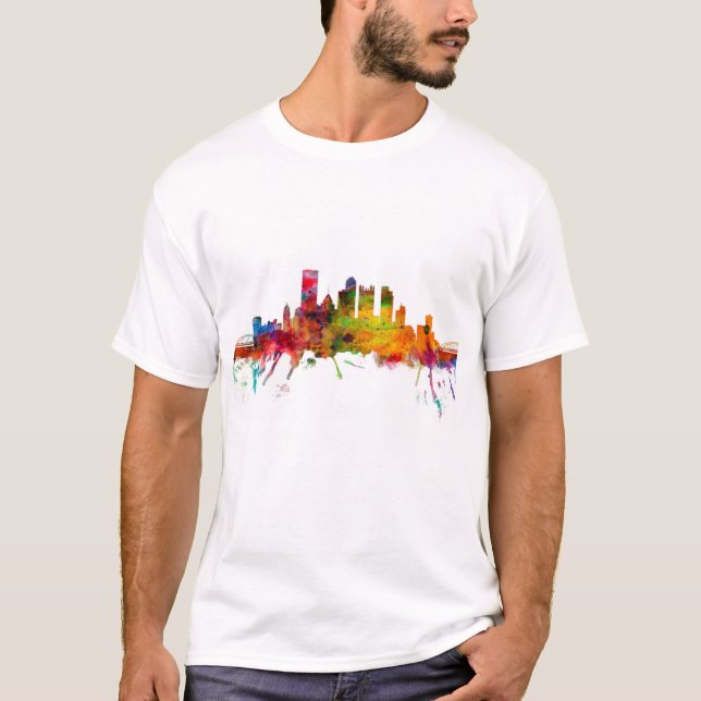 T-shirt Horizon de Pittsburgh Pennsylvanie (Devant)