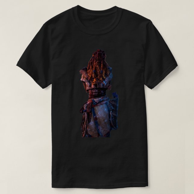 T-shirt Horizon interdit ouest, image esthétique de Aloy (Design devant)