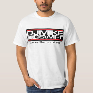 T-shirt horizontal rapide de valeur de logo du DJ