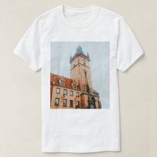 T-shirt Horloge astronomique de Prague, place de la Vieill