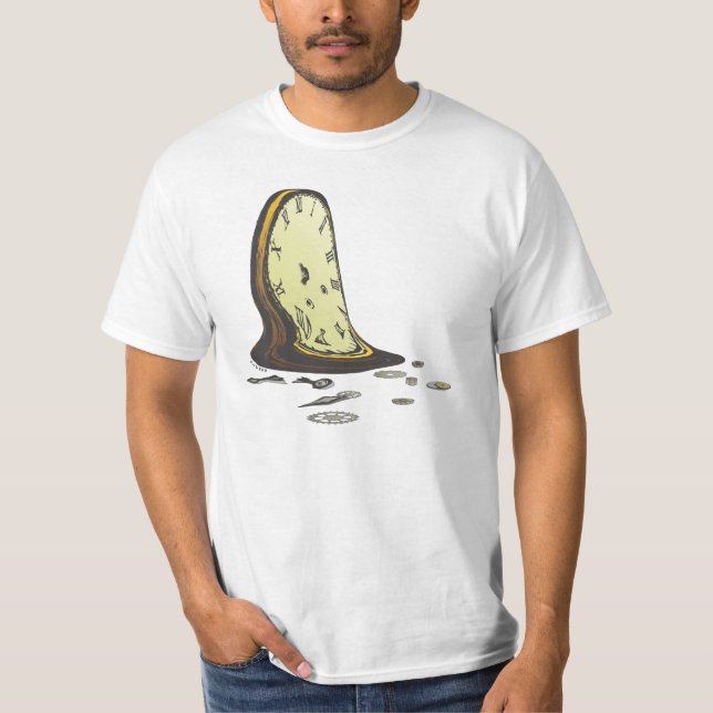 T-SHIRT HORLOGE DE DALI (Devant)
