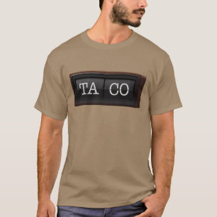 T-shirt Horloge de taco d'aberration chromatique