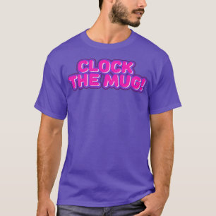 T-shirt Horloge Le Ventilateur De Glisser De Mug Rose Prem
