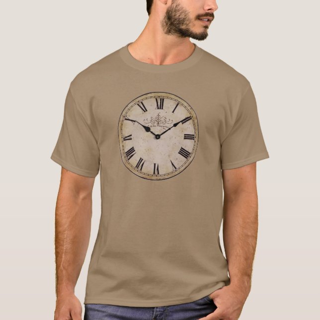 T-shirt Horloge vintage (Devant)