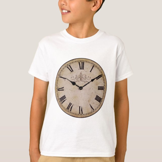 T-shirt Horloge vintage (Devant)