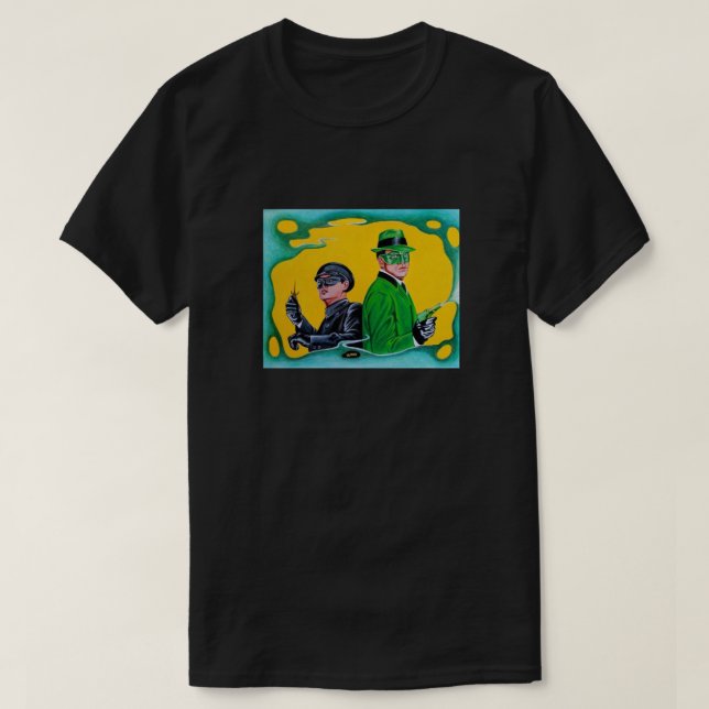 T-shirt HORNET VERT ET KATO Classic (Design devant)