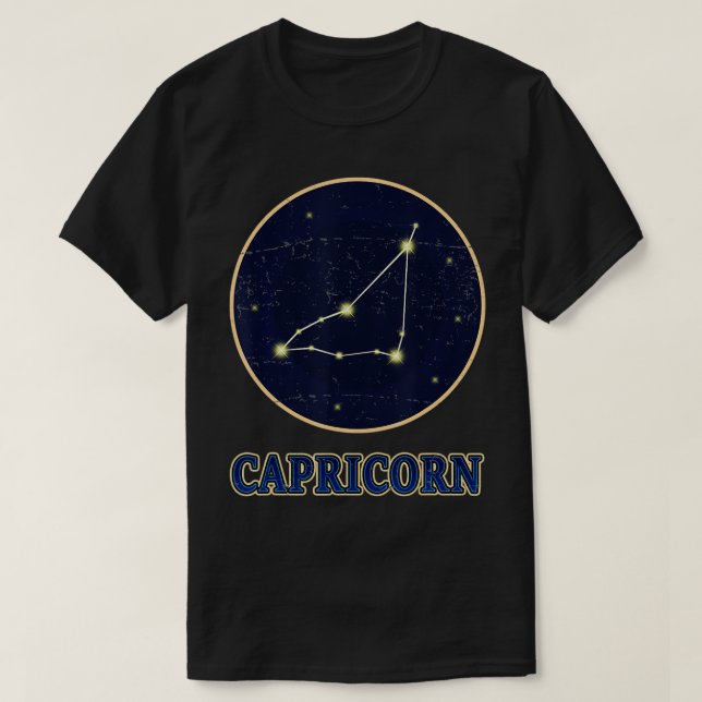 T-shirt Horoscope Capricorne Zodiac Constellation Caprico (Design devant)