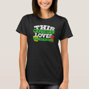T-shirt Horoscope SIGNE Zodiaque Capricorne Aimer Jardinag