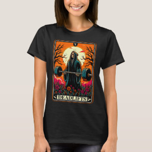 T-shirt Horreur Carte Tarot Deadlifts L'entraînement de gy